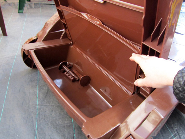 Шезлонг-лежак складной на колесах [150-0008]