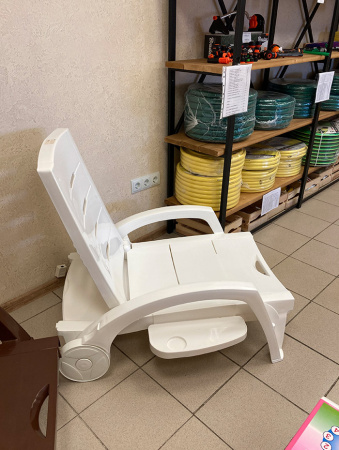 Шезлонг-лежак складной на колесах [150-0008]