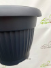 Цветочный горшок DCE Terra 13л, ø 35см, антрацит 