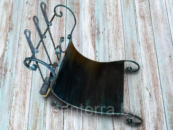 Кованый прикаминный набор "Волна" из 4 предметов