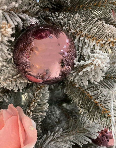 Шар елочный стекл. 8 см, [181]