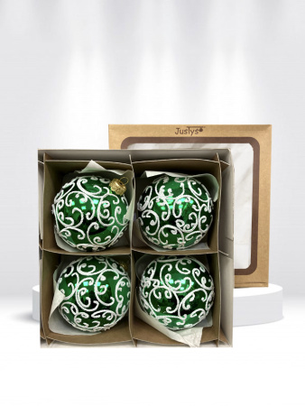 Шар пластиковый декорированный