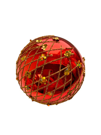 Шар пластиковый декорированный