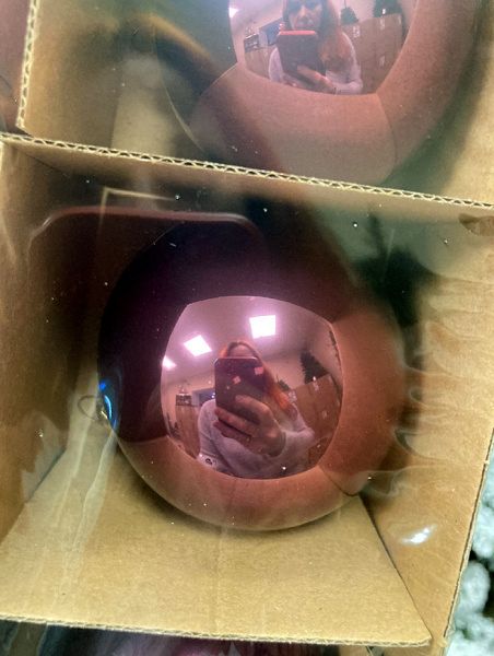 Шар елочный стекл. "Глянцевый" 8 см, [182]