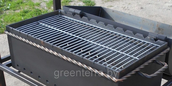 Решетка-барбекю 60х30см для мангала (нерж. сталь)