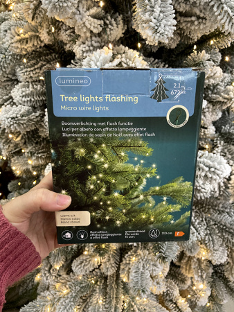 Гирлянда на елку 210см Лучи Росы, 16 нитей, 672 теплых белых микро LED с мерцанием [496143]