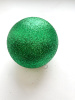 Шары пластиковые, парча зелёный В06 Шары пластиковые, парча зелёный