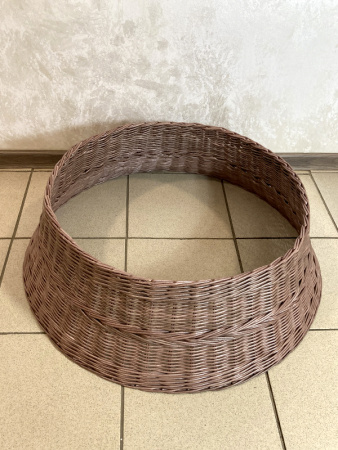 Корзина 75см плетёная под ёлку, разные цвета