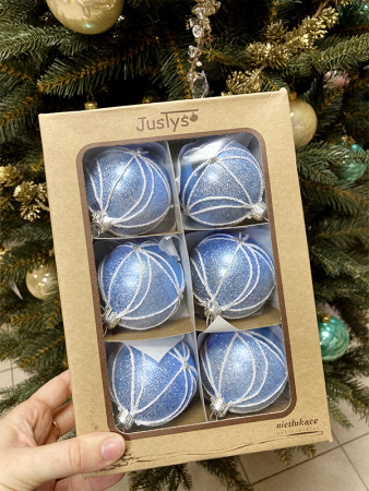 Шар пластиковый декорированный