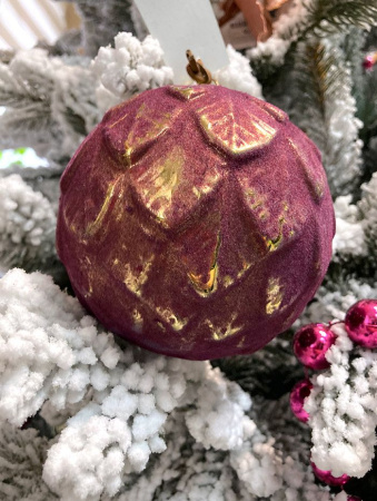 Шар елочный стекл. 10см [20499-10/B19]