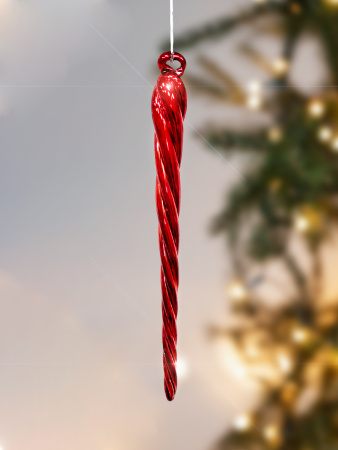 Игрушка елочная стекл. [6279]