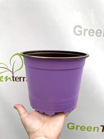 Горшок для рассады круглый формованный 2л, ø 17см, высота 13см. (лаванда)