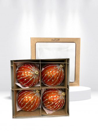 Шар пластиковый декорированный