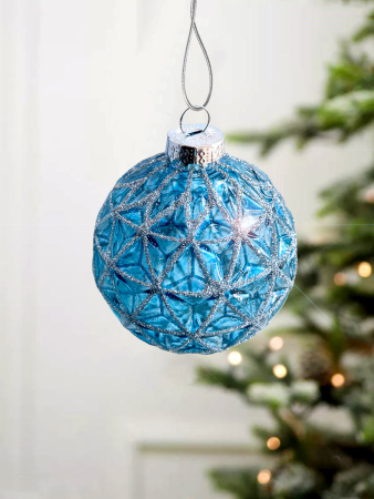 Шар елочный стекл. [0199-8]