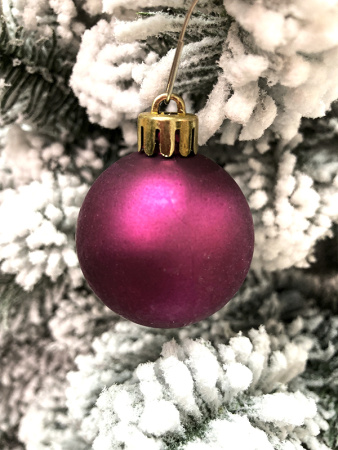 Набор пластиковых шаров Magnolia mix 4 см, 16 шт