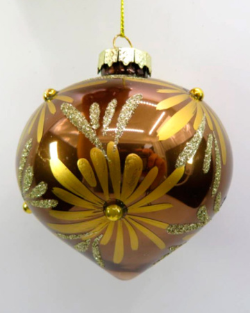 Шар елочный стекл. [0318-1]