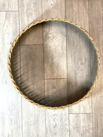 Корзина 70см плетёная под ёлку, разные цвета