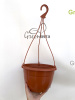 Кашпо подвесное, терракотовое, ø 25см, высота 16см, объём 5л.