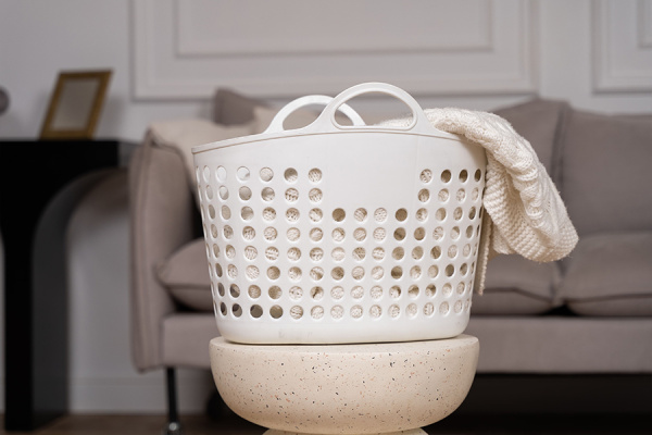 Корзина пластиковая Unibag (белая)