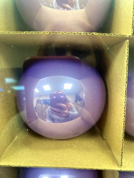 Шар елочный стекл. 8 см, [151]