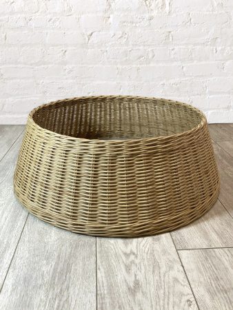 Корзина 70см плетёная под ёлку, разные цвета