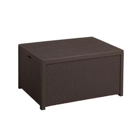 Стол-сундук из искусственного ротанга ARICA RATTAN, коричневый [221043]