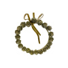Украшение елочное "Венок из шишек" 20см [60545]