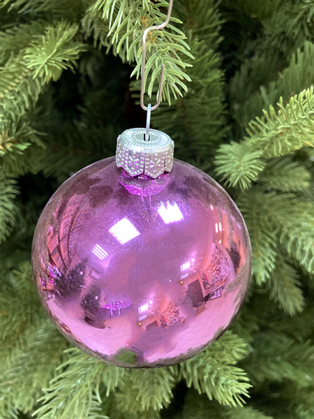 Шар елочный стекл. 8 см, [95]