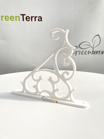 Кронштейн для подвесных кашпо, белый