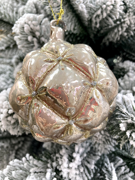 Шар елочный стекл. [66351]