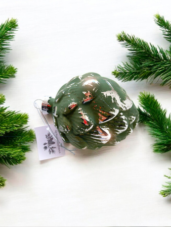 Игрушка елочная стекл. [0063-15]