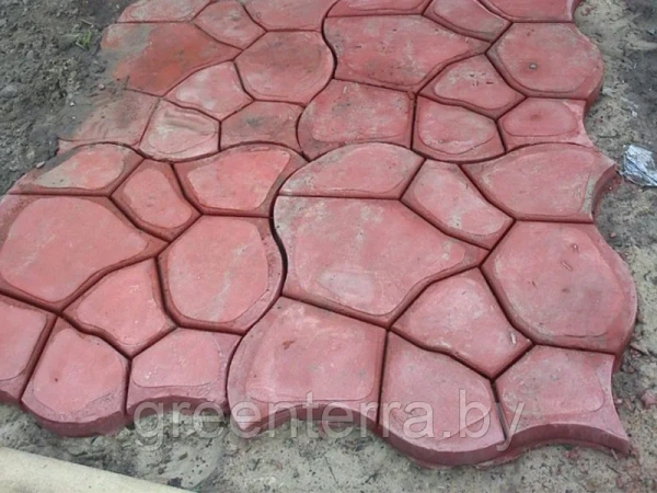 Форма "Круглые камни" (800х800х60мм)