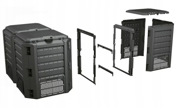 Компостер Module на 800 литров чёрный [IKSM800C-S411]