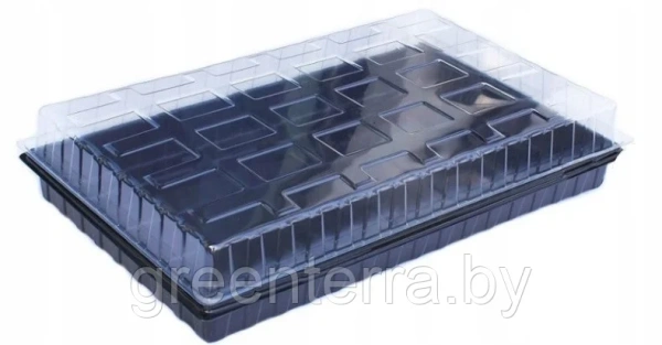 Прозрачная крышка на кассету для рассады