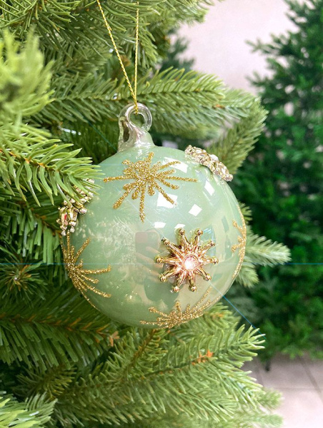 Шар елочный стекл. [59181]