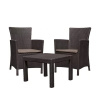 Комплект мебели из искусственного ротанга Rosario balcony set, коричневый [258839]