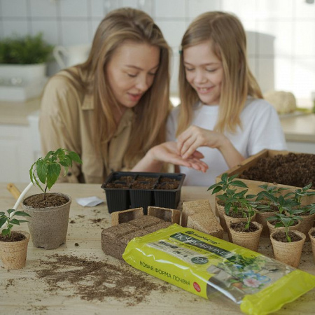 Почвобрикет "Крепкая рассада" 10 л