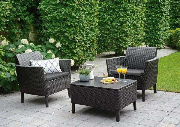 Комплект мебели SALEMO BALCONY SET, графитовый [253206]