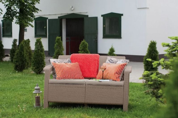 Диван CORFU LOVE SEAT, капучино [258974]