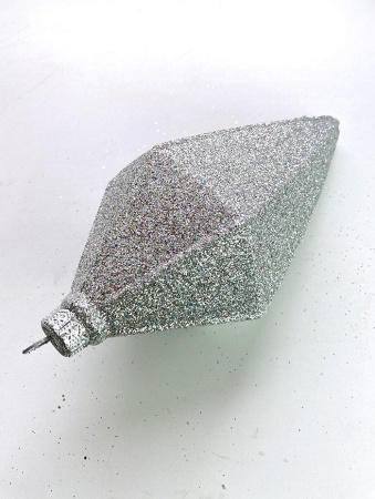 Украшение елочное "Кристалл" серебро