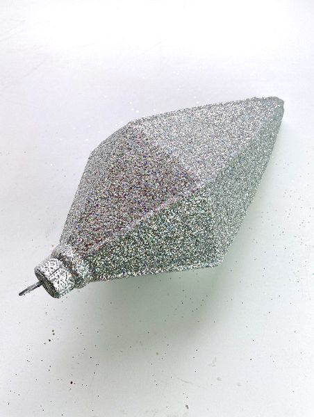 Украшение елочное "Кристалл" серебро