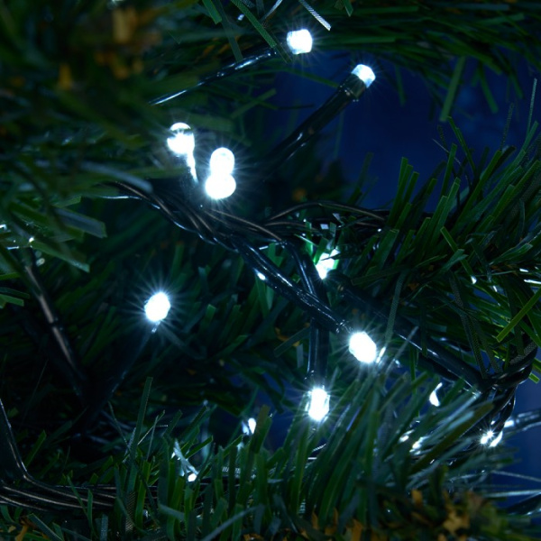 Светодиодная гирлянда Feron CL10 1000LED белый, 20м IP 20 [48180]