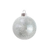Шар елочный стекл. 8 см, [G-233s]