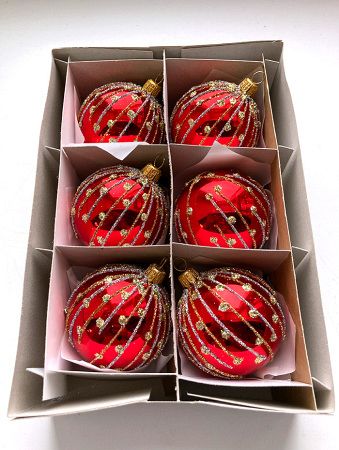 Шар пластиковый декорированный