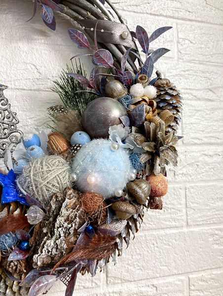 Рождественский венок "Прованс"