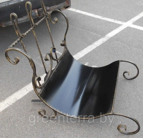 Кованый прикаминный набор "Волна" из 4 предметов