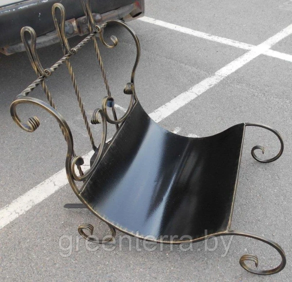 Кованый прикаминный набор "Волна" из 4 предметов