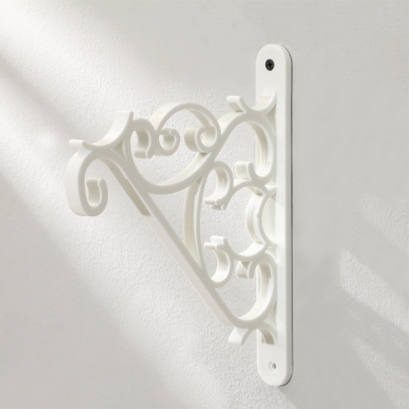 Кронштейн для подвесных кашпо, белый