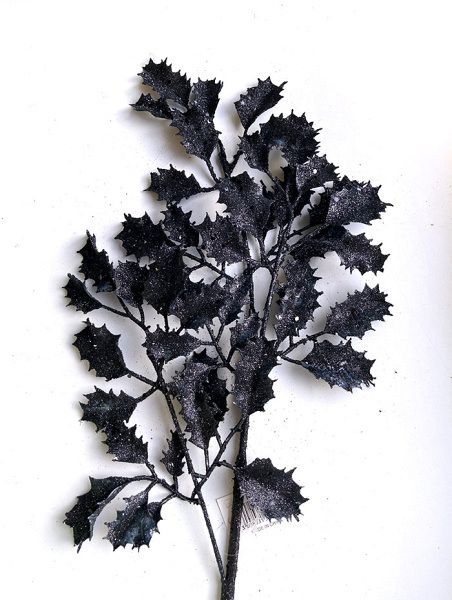 Украшение елочное "Ветка падуба" 66см 