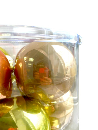 Набор шаров елочных стекл. Весенние Грезы 8см, 16шт [140886]